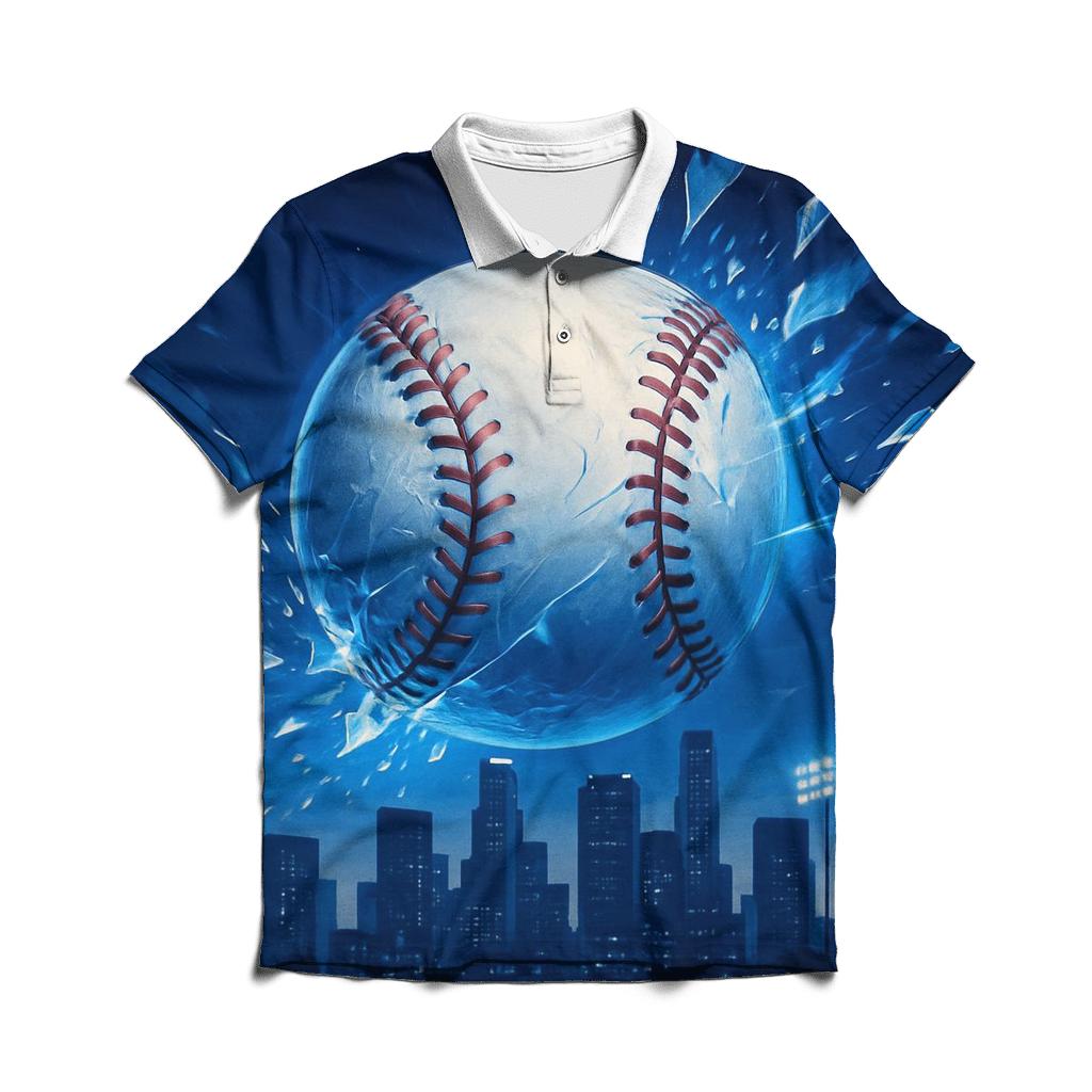 Skyline Fastball Break custom polo shirts