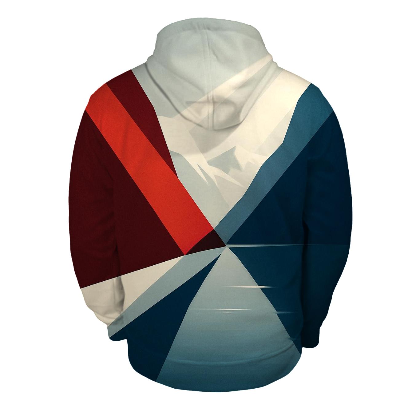 Fjord Banner Minimalist embroidered hoodies