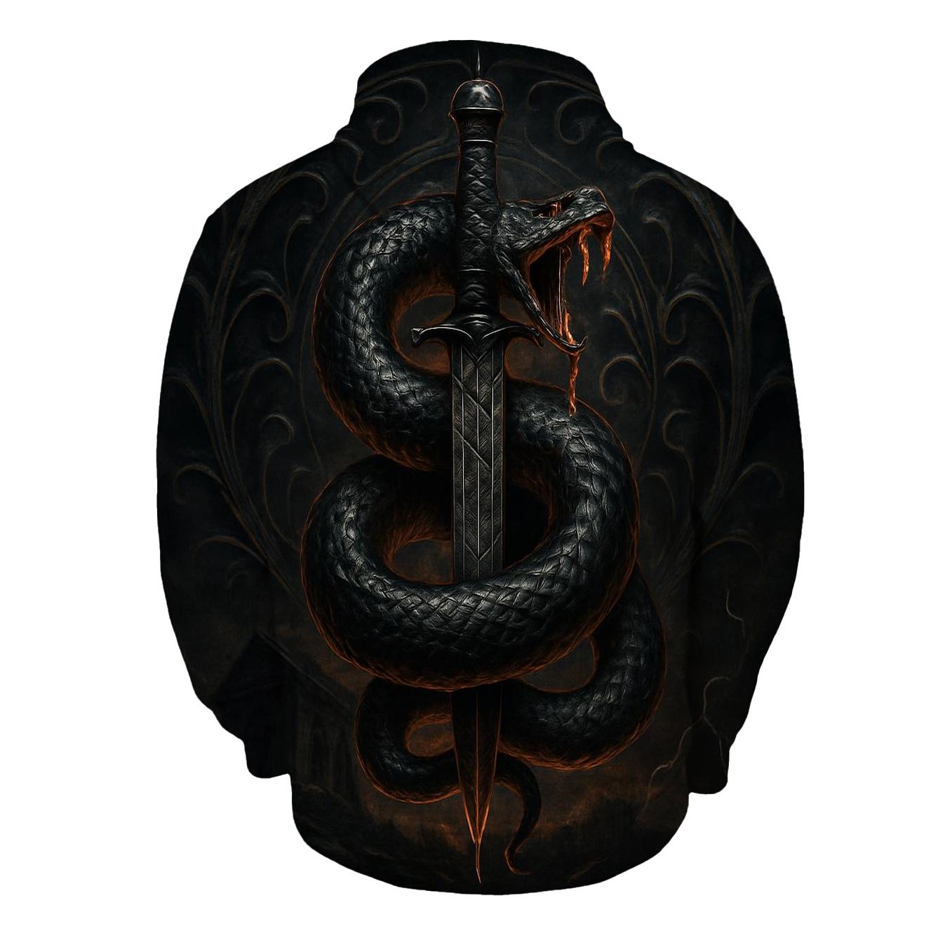 Serpent And Dagger Of Midnight Oath heavyweight hoodies