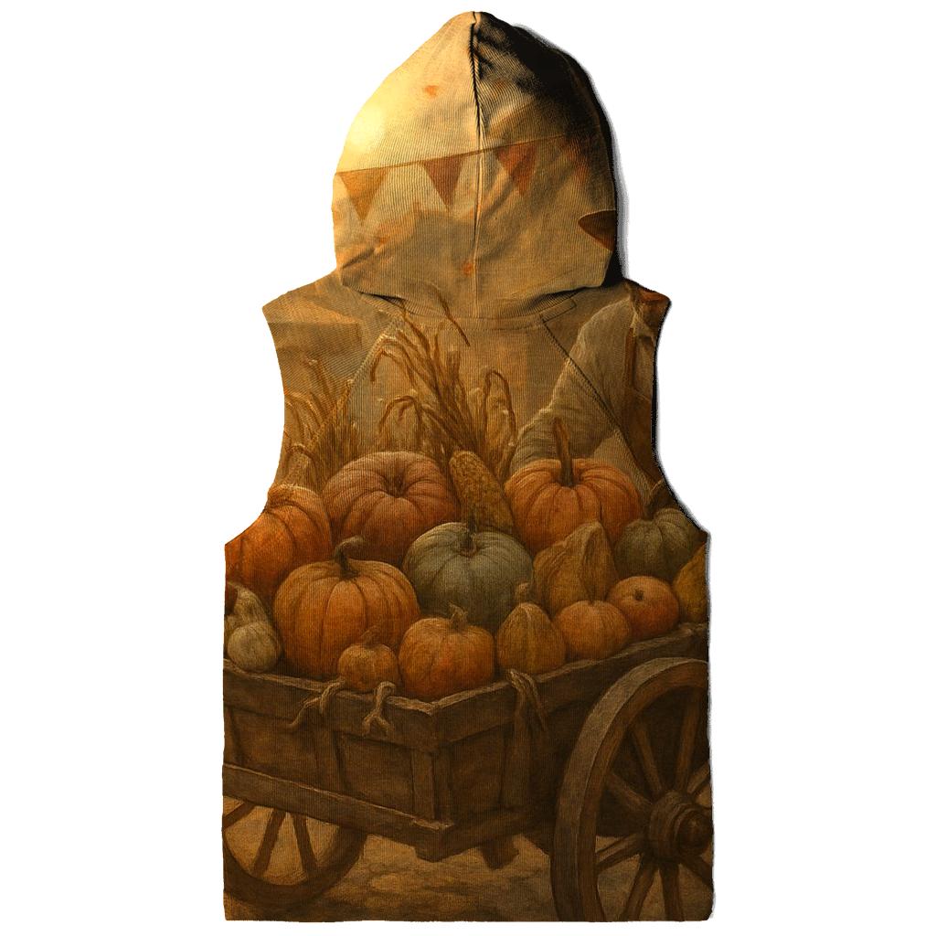 Pumpkin Cart At Sunset Market custom hoodies