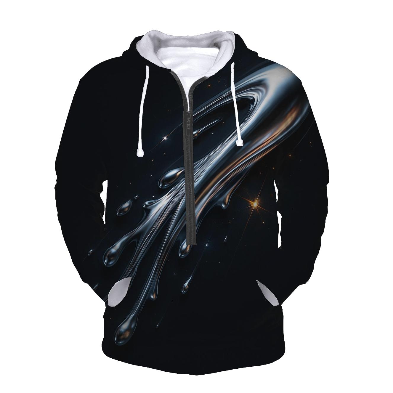 Metallic Comet Ribbon custom hoodies