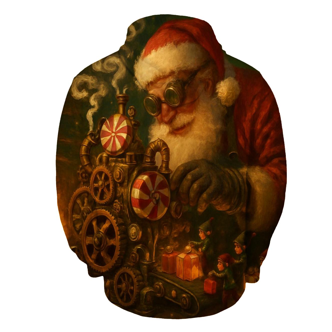 Candy Engine Santa hoodie designs
