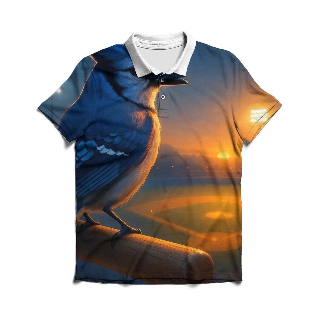 Blue Jays Skyline Swing personalized polo shirts