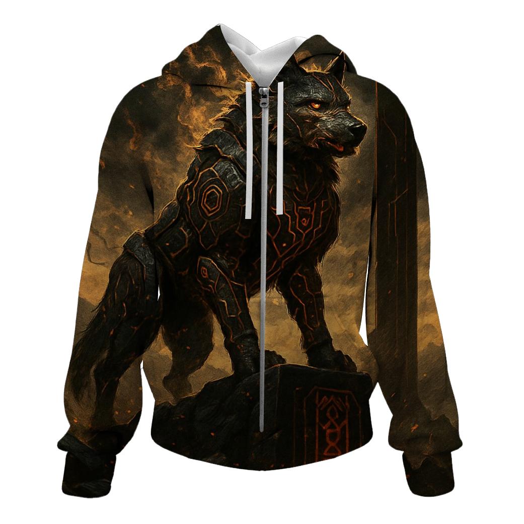 Runic Ironwolf Vanguard designer hoodies