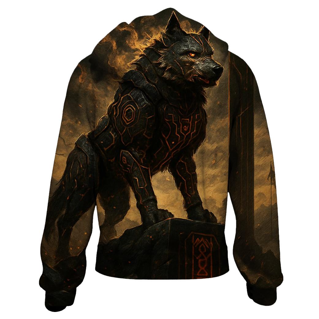 Runic Ironwolf Vanguard designer hoodies