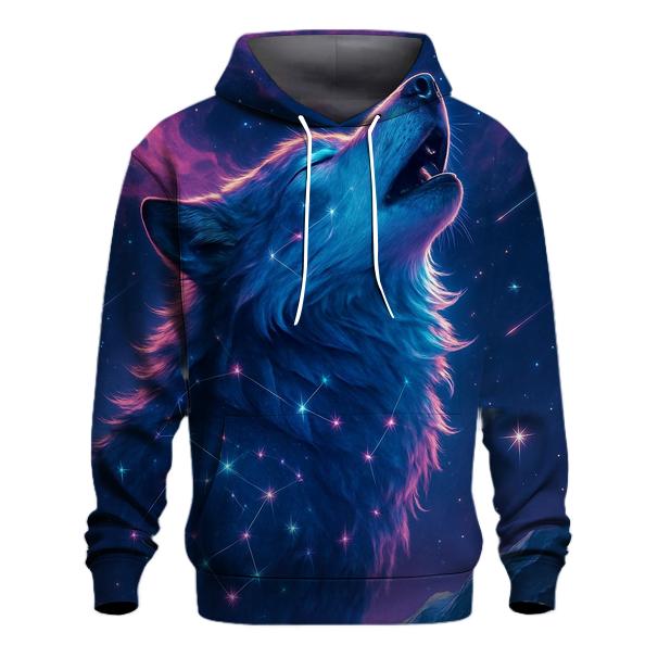 Nebula Howl Sentinel graphic hoodies