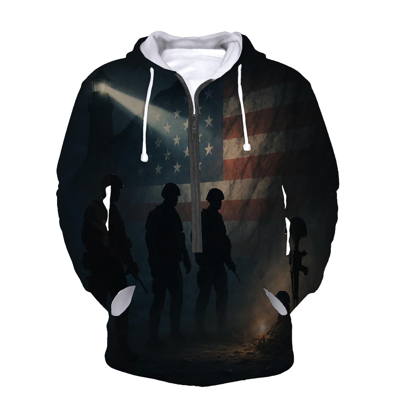 Quiet Beacon Patrol premium hoodies