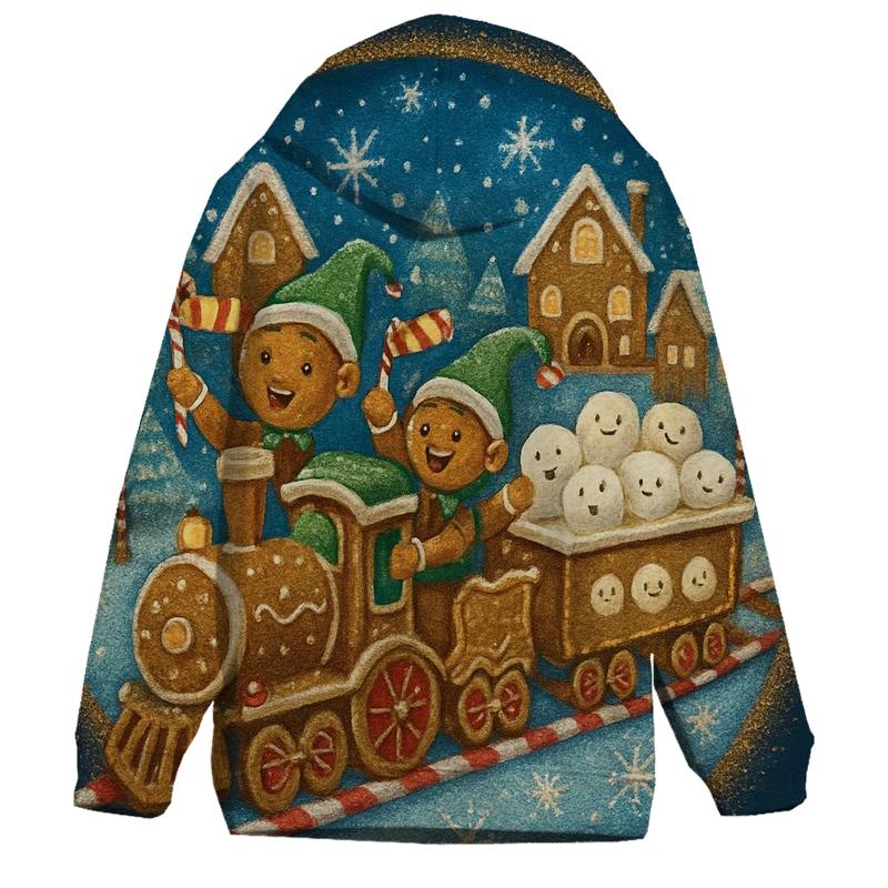 Gingerbread Train Party hoodie designs