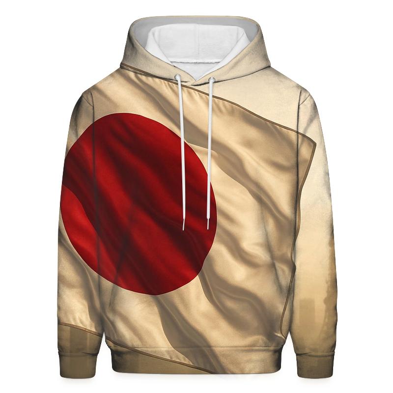 Rising Sun Fabric printed hoodies