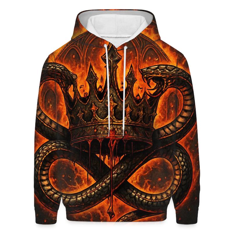Crown Of Cinders And Serpents heavyweight hoodies