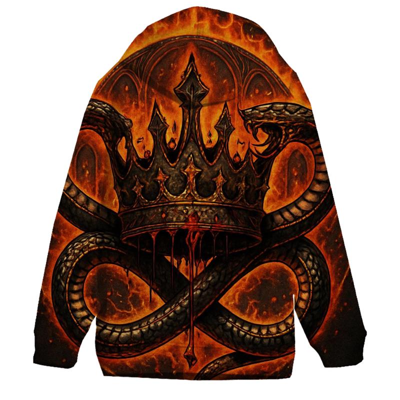 Crown Of Cinders And Serpents heavyweight hoodies