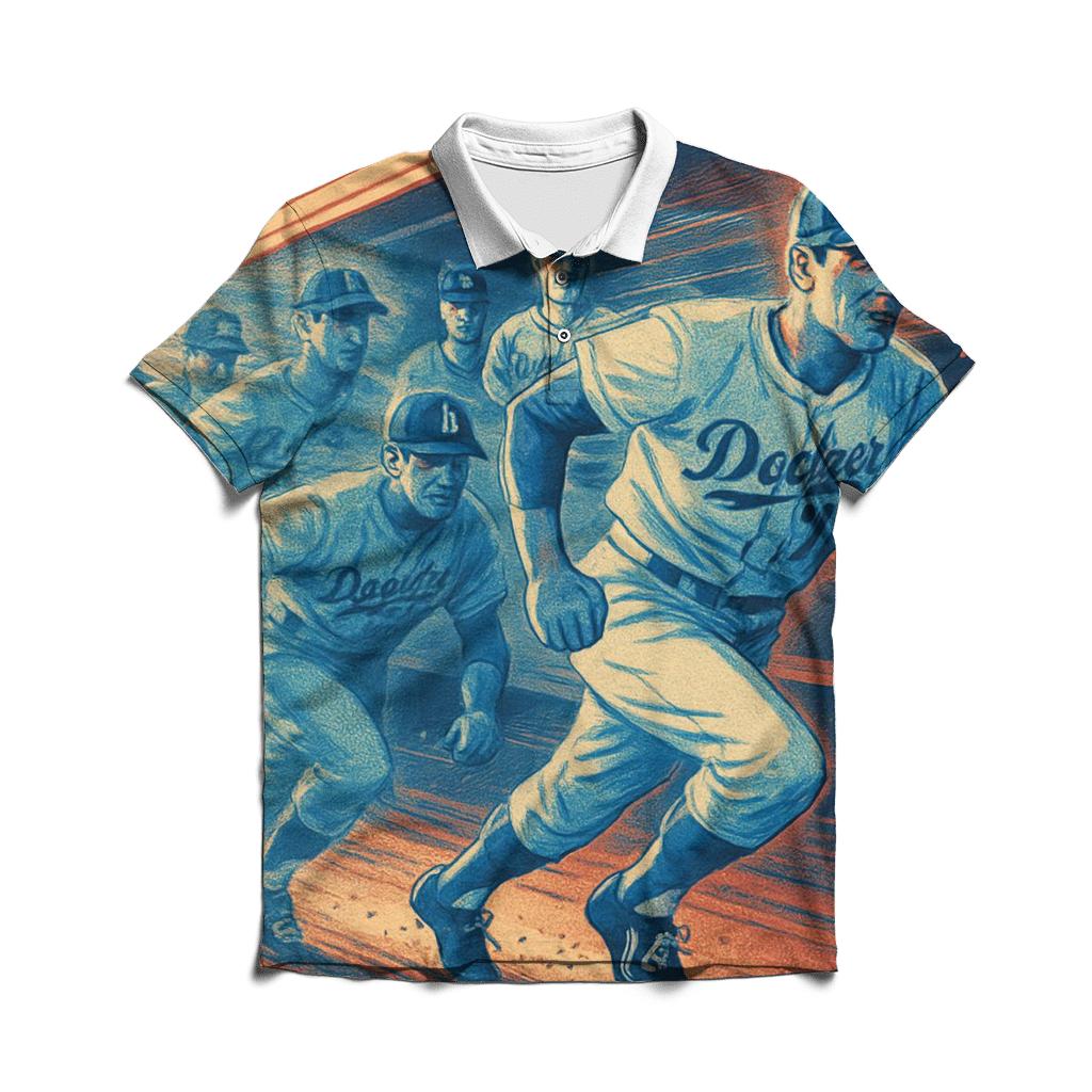 Retro Motion Dugout designer slim fit polos