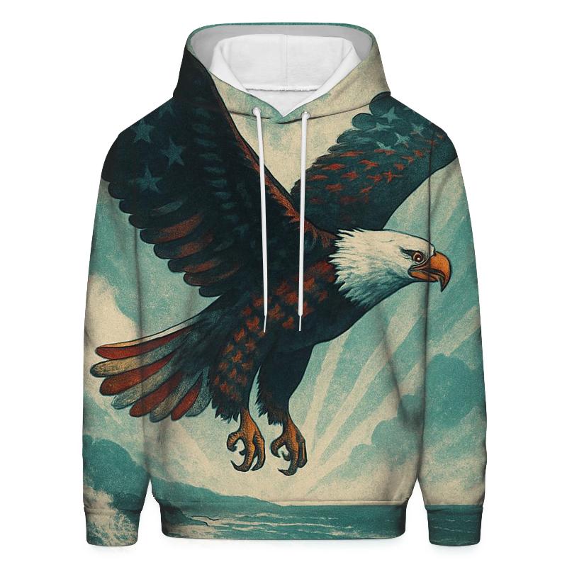 Patriot Wing printed hoodies