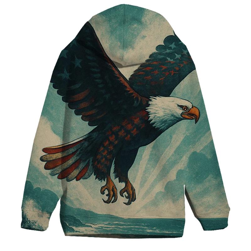 Patriot Wing printed hoodies