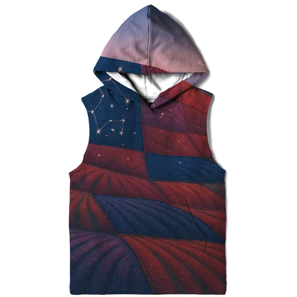 Constellation Quilt Field graphic hoodies
