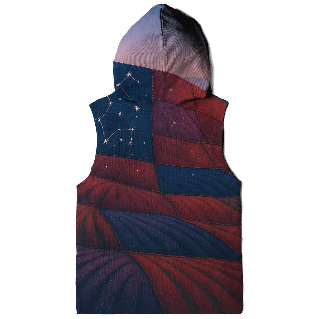 Constellation Quilt Field graphic hoodies