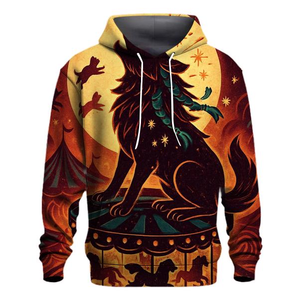 Carnival Moon Howler embroidered hoodies