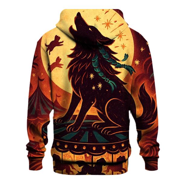 Carnival Moon Howler embroidered hoodies