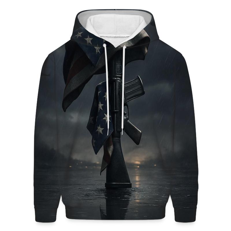 Rifle And Ridge Reflection embroidered hoodies