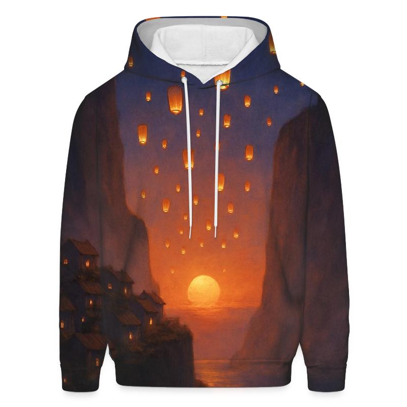  Indigo Cliff Lanterns designer hoodies