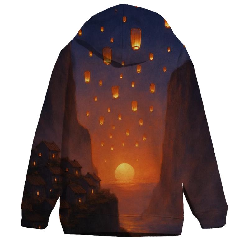  Indigo Cliff Lanterns designer hoodies