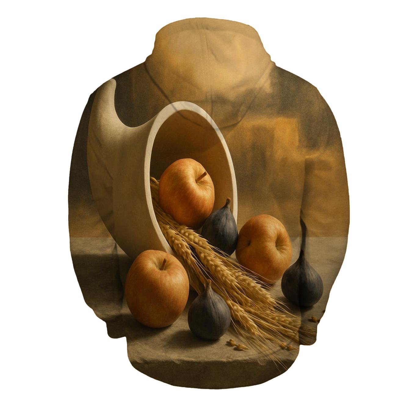 Sunlit Cornucopia On Stone Table custom hoodies