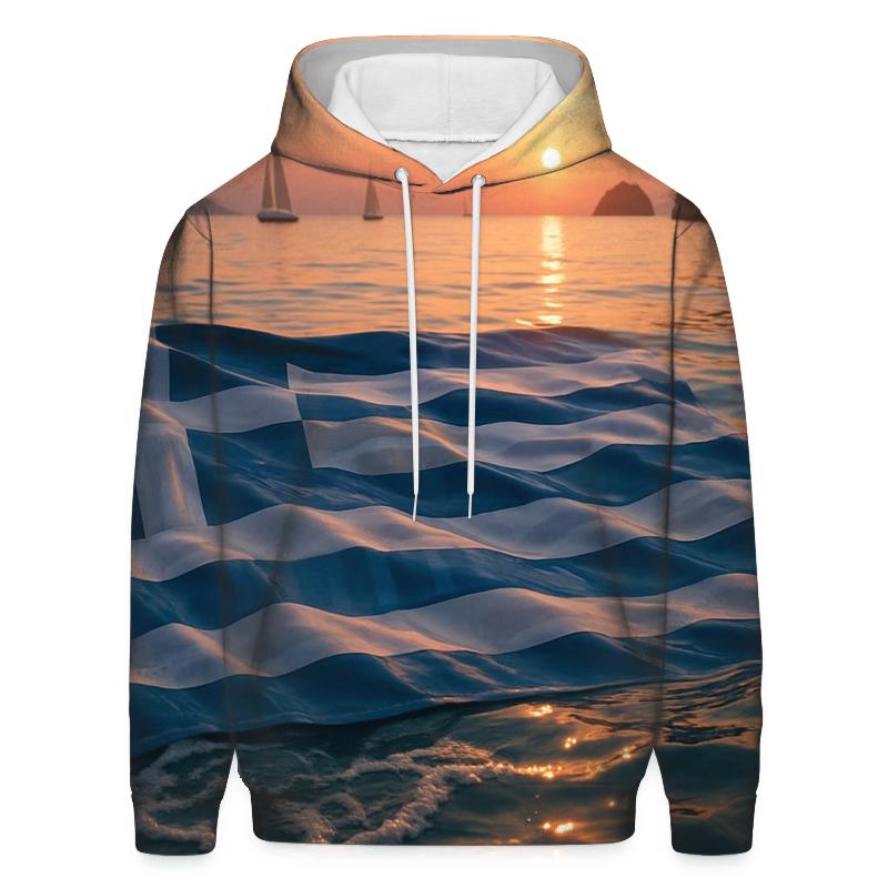 Aegean Flag Tide hoodie styles