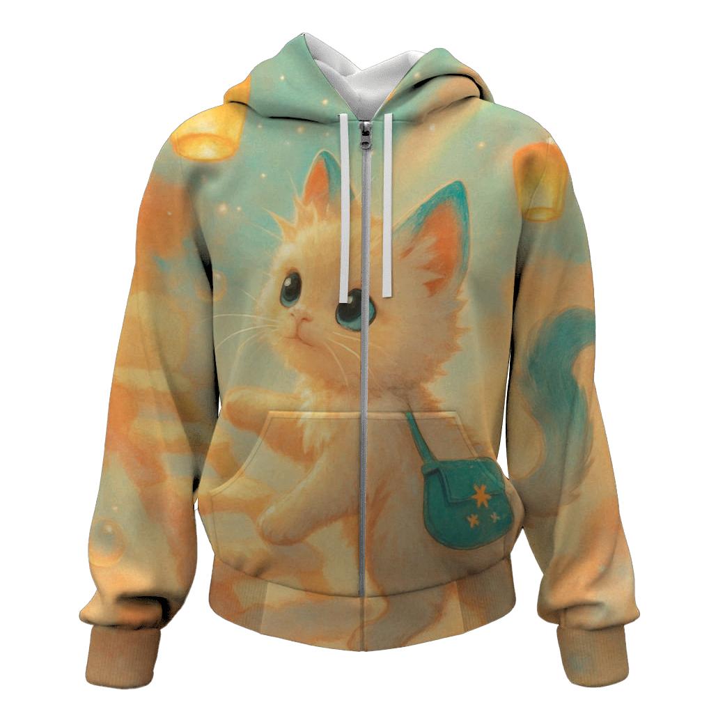 Cloud Ladder Explorer printed hoodies