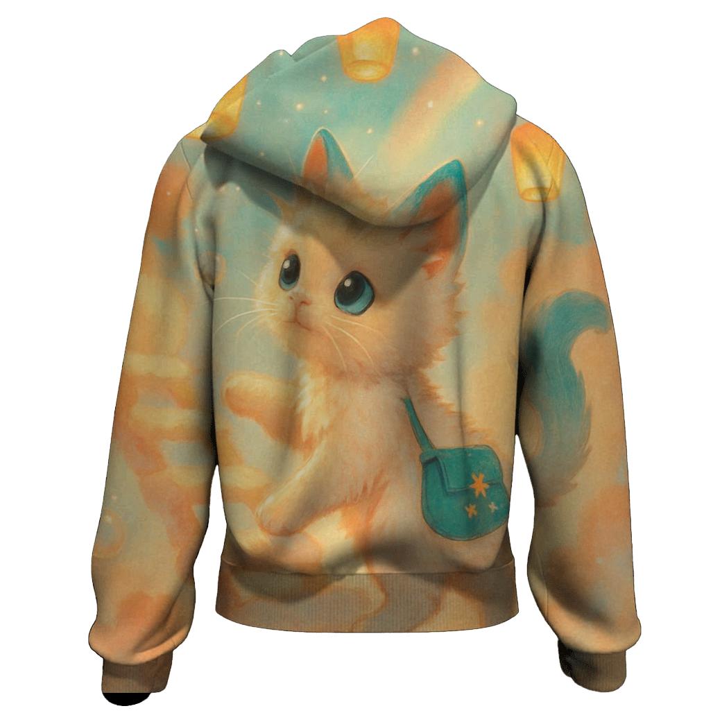 Cloud Ladder Explorer printed hoodies