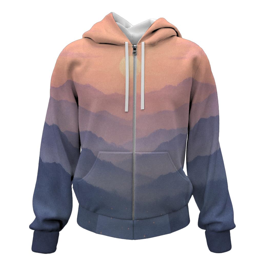 Lavender Ridge Reverie designer hoodies