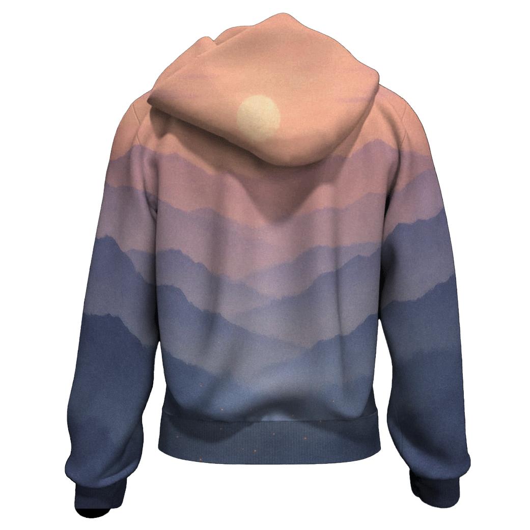 Lavender Ridge Reverie designer hoodies