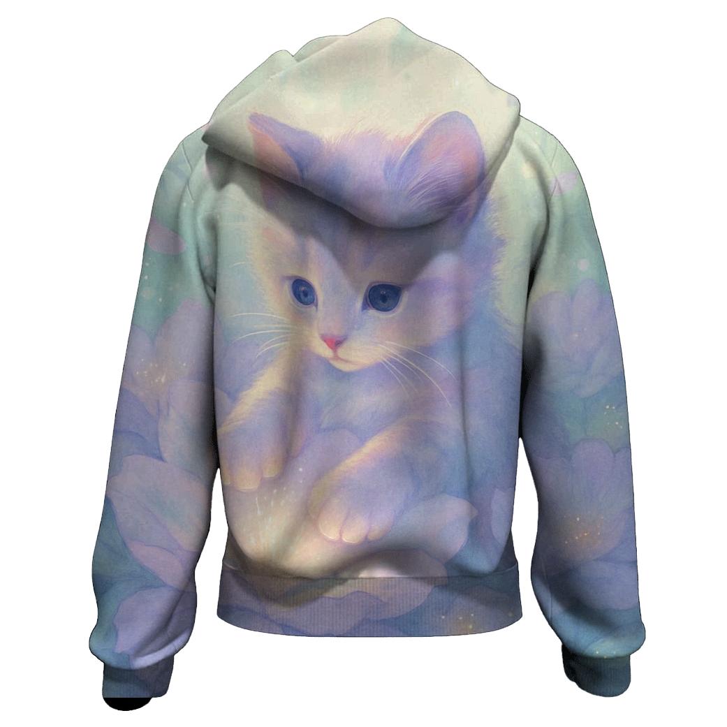 Botanical Dream Purring graphic hoodies