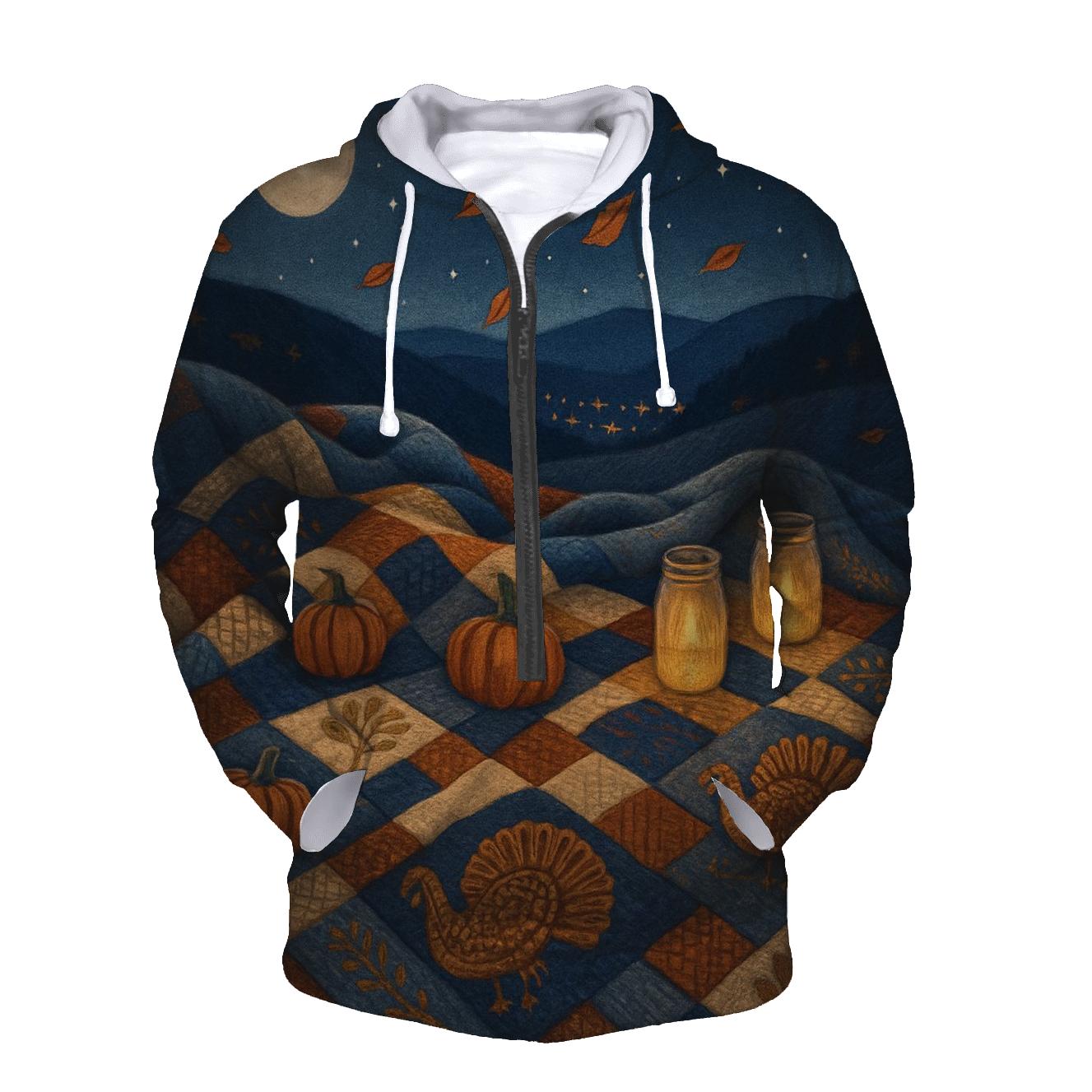 Starlit Gratitude Quilt graphic hoodies