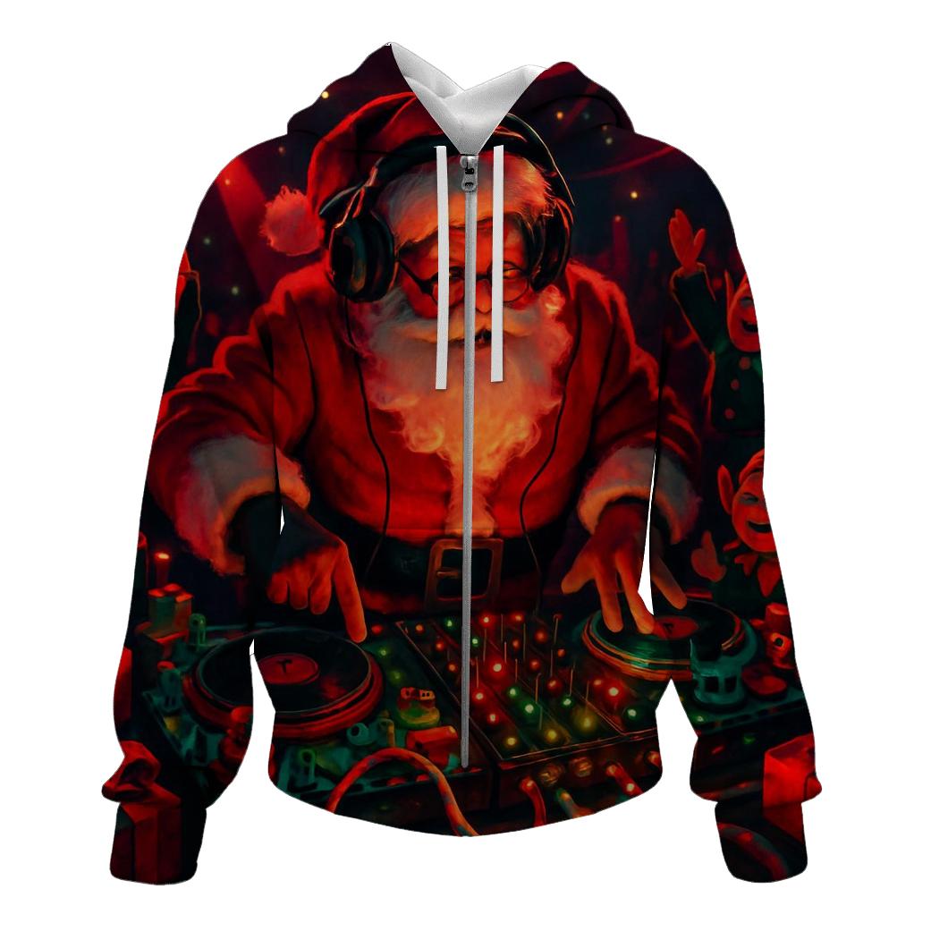 Santa Workshop Beatmaker graphic hoodies