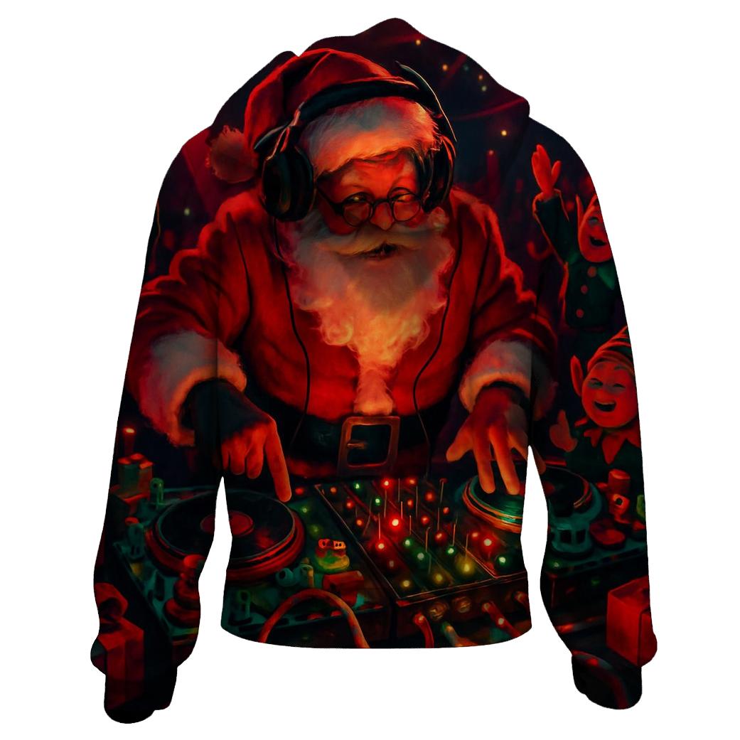 Santa Workshop Beatmaker graphic hoodies