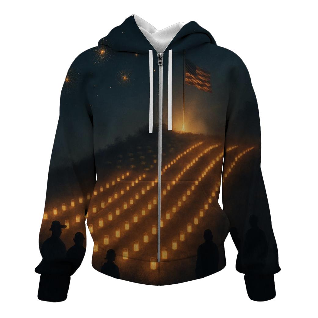 Lanterns At Valor Ridge heavyweight hoodies