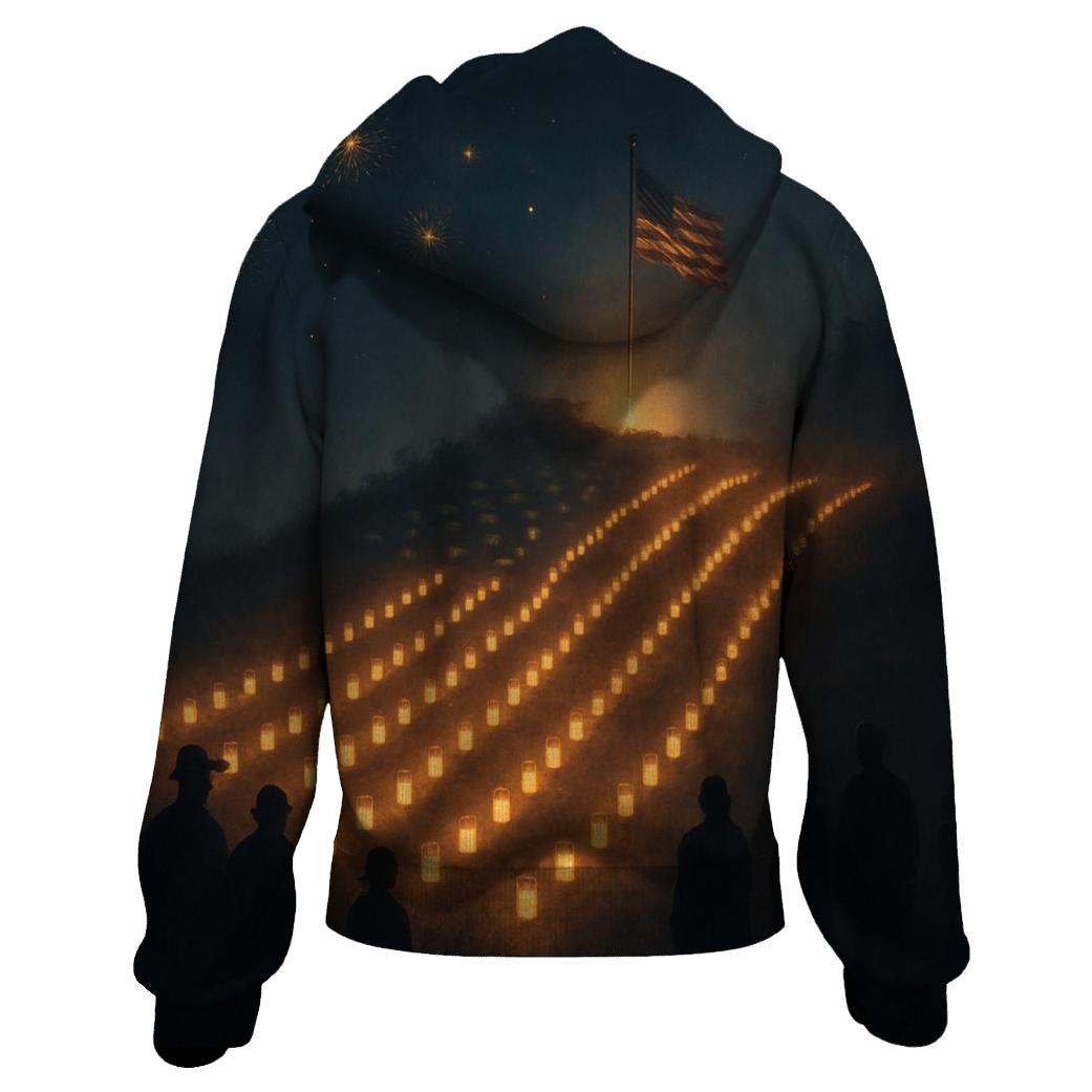 Lanterns At Valor Ridge heavyweight hoodies