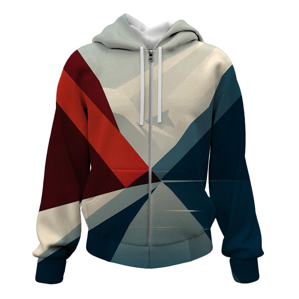 Fjord Banner Minimalist embroidered hoodies