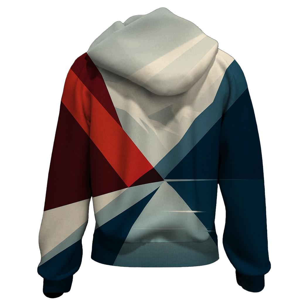 Fjord Banner Minimalist embroidered hoodies