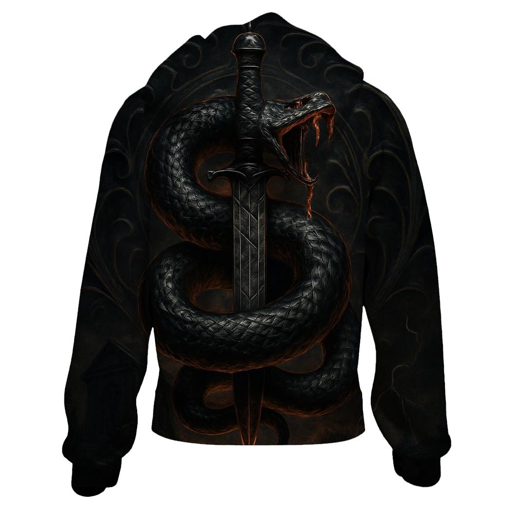 Serpent And Dagger Of Midnight Oath premium hoodies