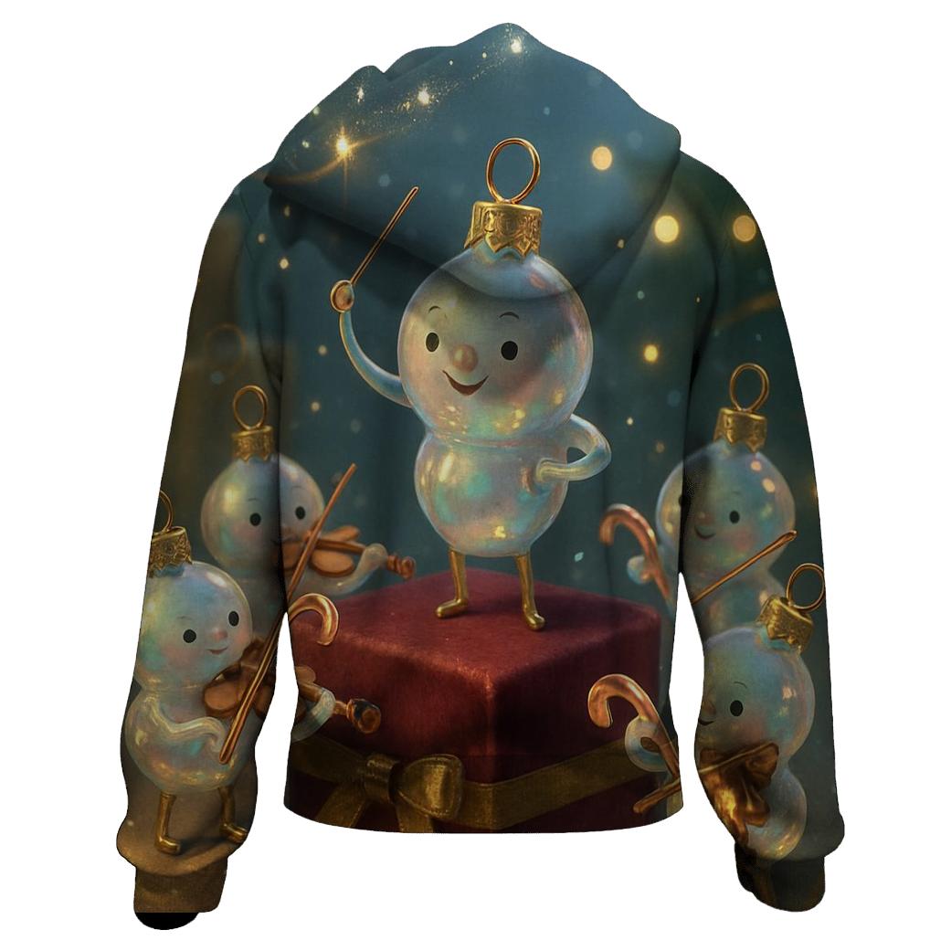 Ornament Orchestra zip-up hoodies