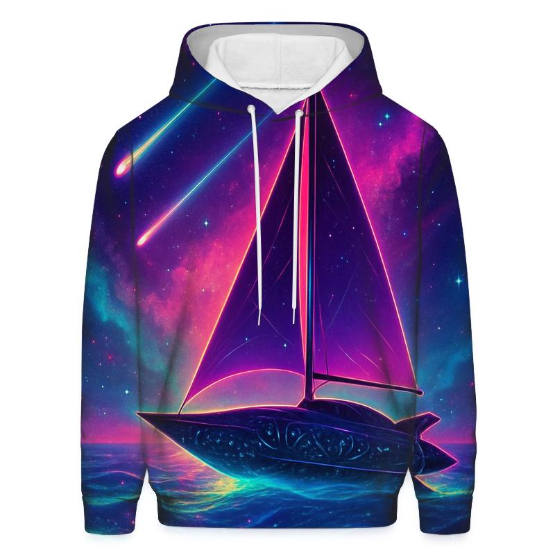 Neon Aurora Voyager hoodie designs