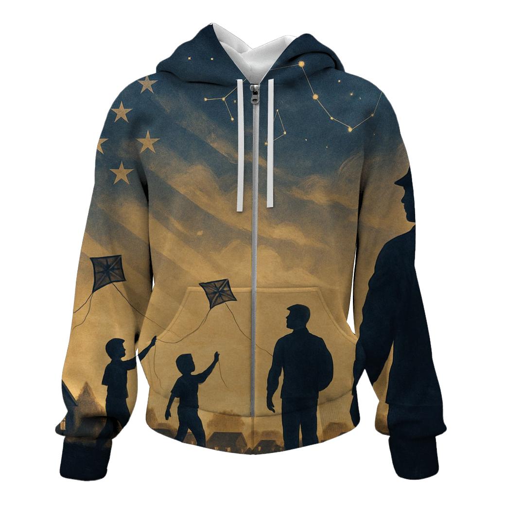 Stars Over Hometown premium hoodies