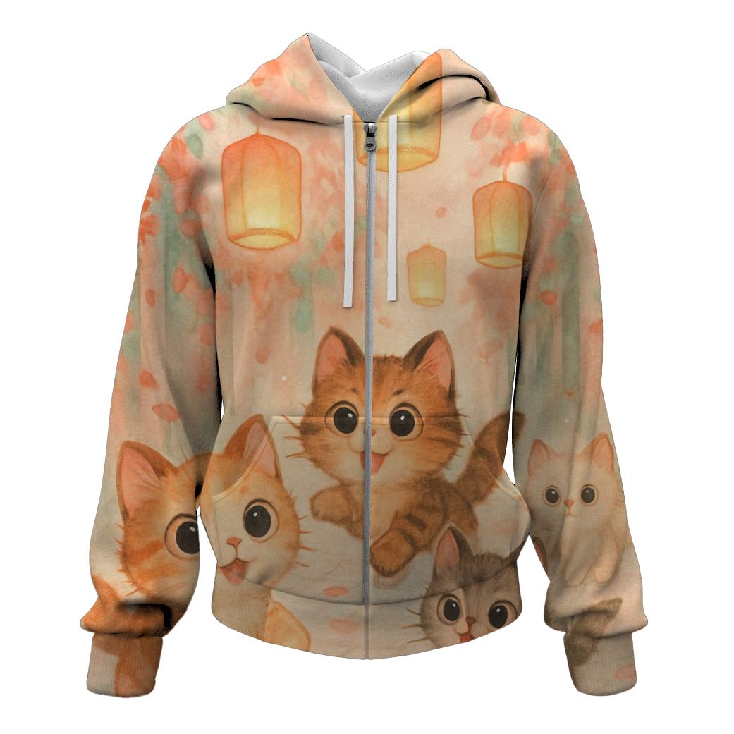 Lantern Alley Kittens hoodies fashion