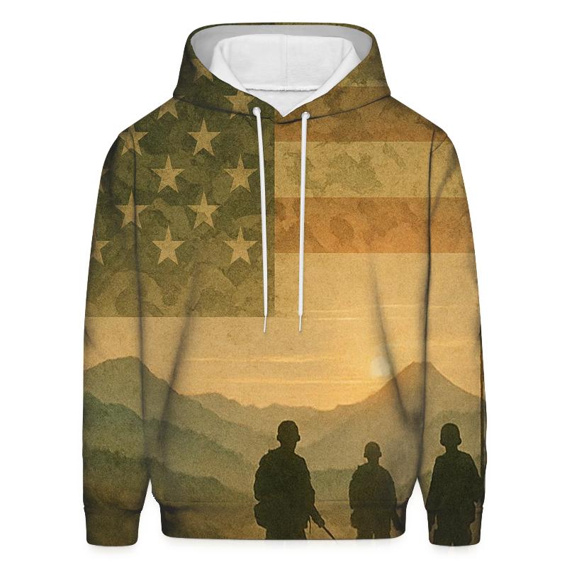 Camouflage Honor Fade hoodie trends