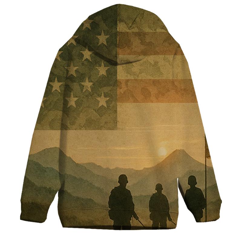 Camouflage Honor Fade hoodie trends