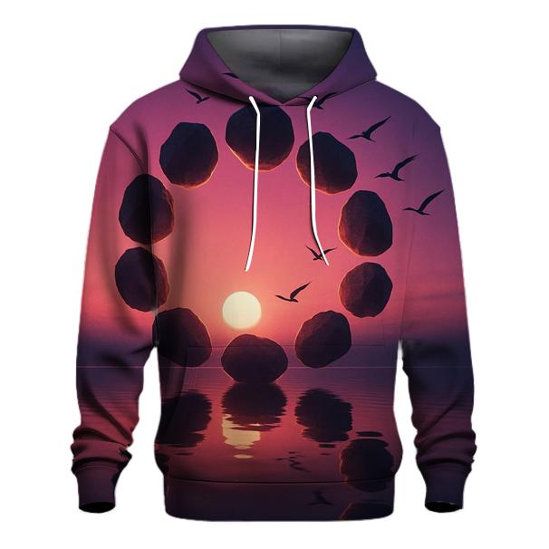 Cinder Sky Silhouette premium hoodies