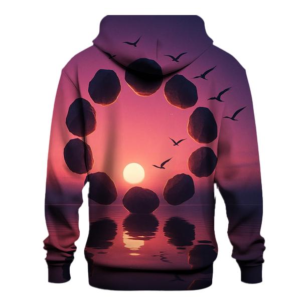 Cinder Sky Silhouette premium hoodies