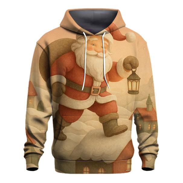 Paper Cut Storybook Santa pullover hoodies
