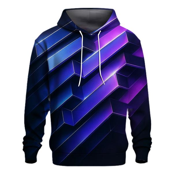 Chromatic Wave Matrix heavyweight hoodies